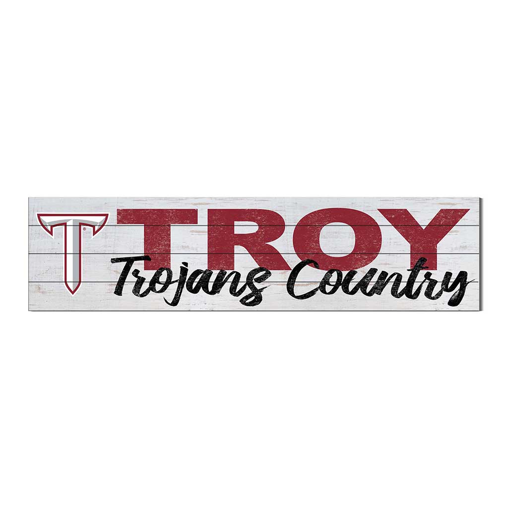 40x10 Sign With Logo Troy Trojans