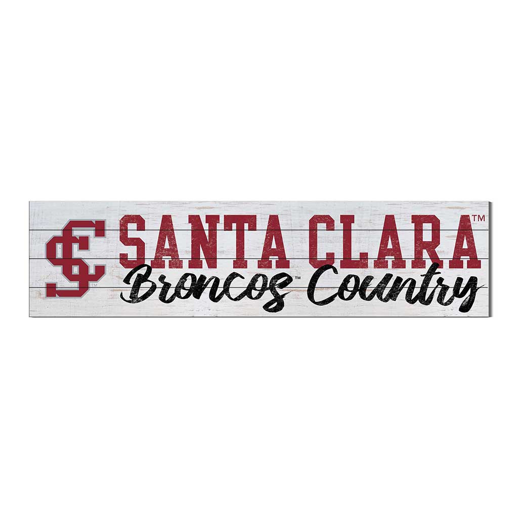 40x10 Sign With Logo Santa Clara Broncos