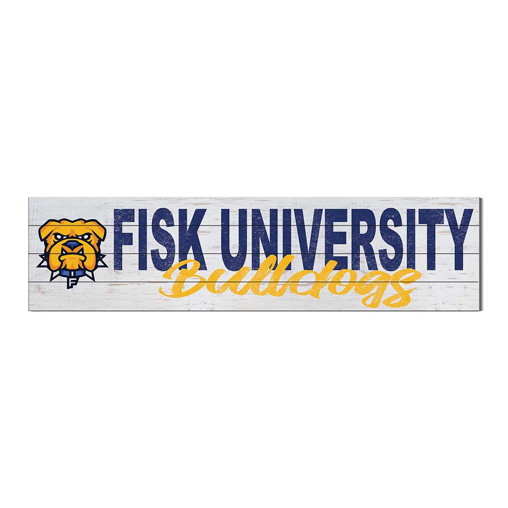 40x10 Sign With Logo Fisk University Bulldog