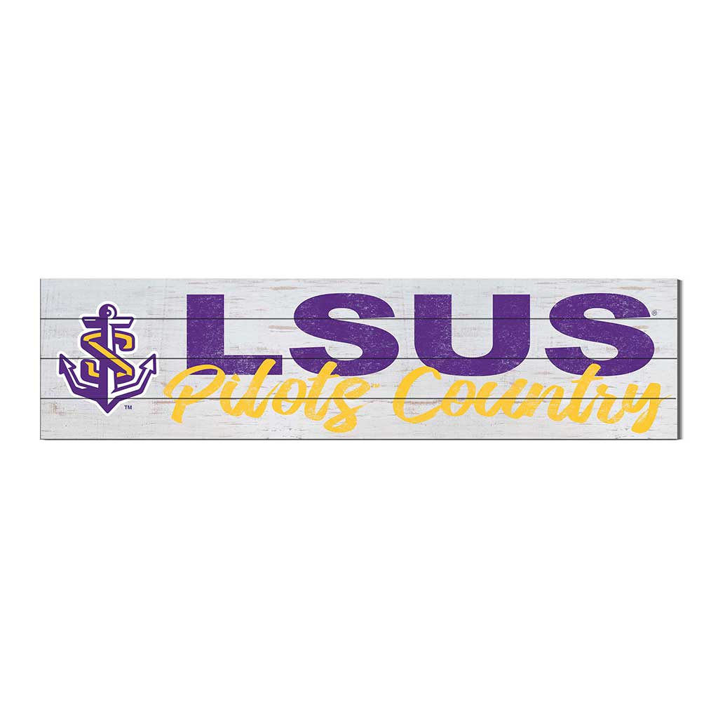 40x10 Sign With Logo Louisiana State University at Shreveport Pilots