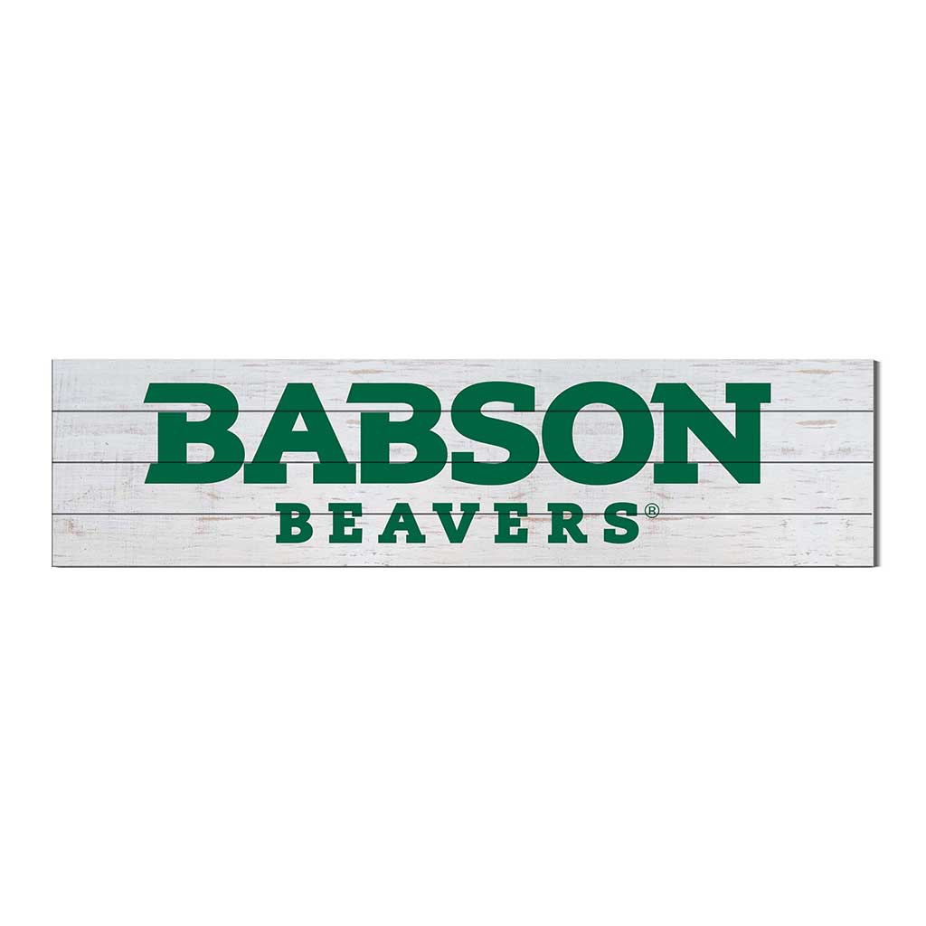 40x10 Sign With Logo Babson College Beavers