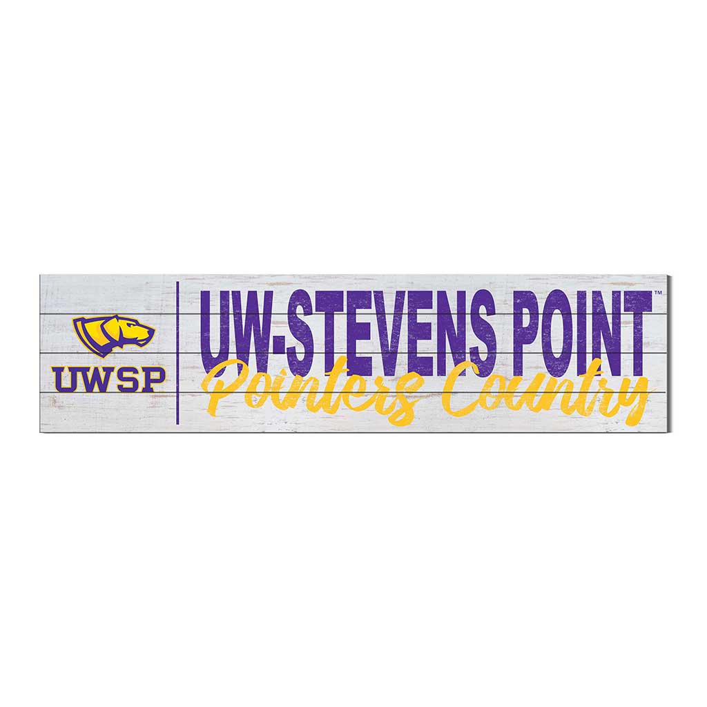 40x10 Sign With Logo University of Wisconsin Steven's Point Pointers