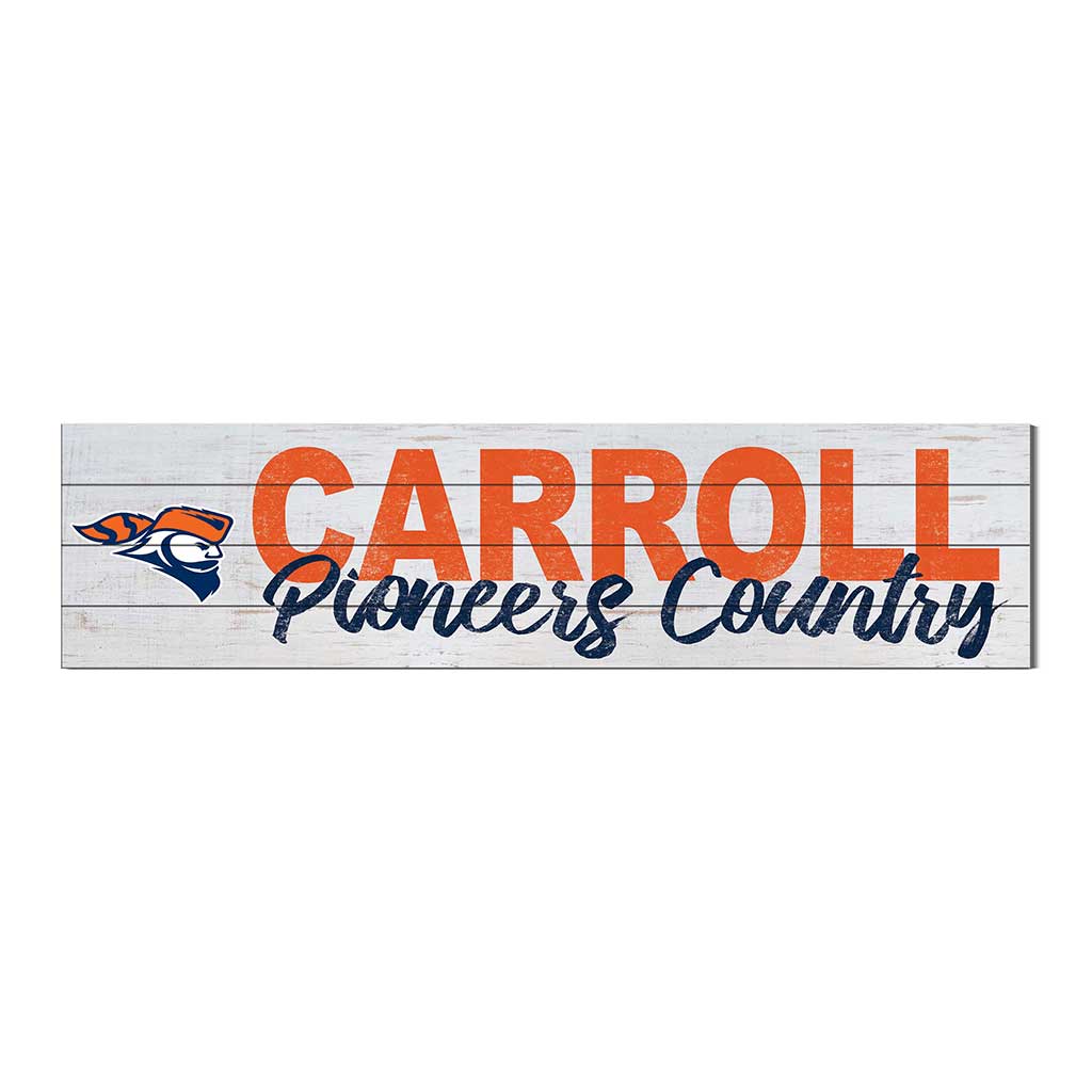 40x10 Sign With Logo Carroll University PIONEERS