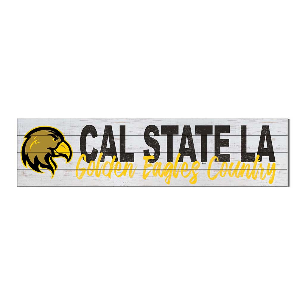 40x10 Sign With Logo California State - Los Angeles GOLDEN EAGLES