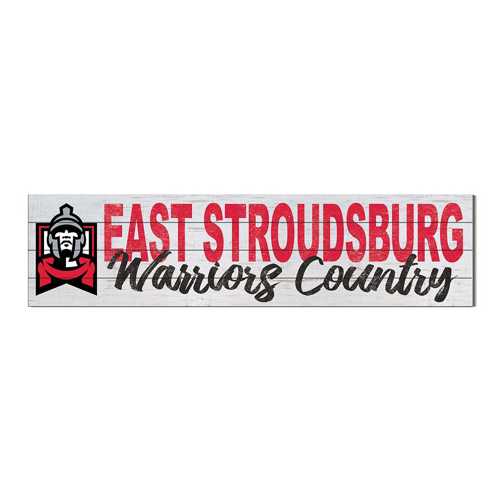 40x10 Sign With Logo East Stroudsburg University WARRIORS