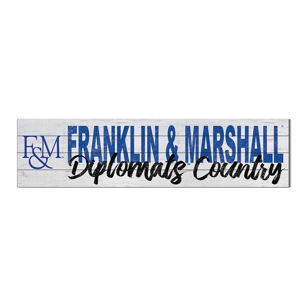 40x10 Sign With Logo Franklin & Marshall College DIPLOMATS