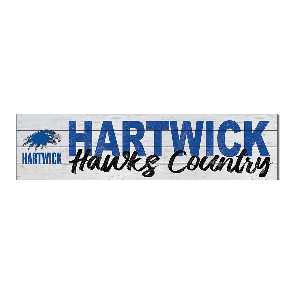 40x10 Sign With Logo Hartwick College HAWKS