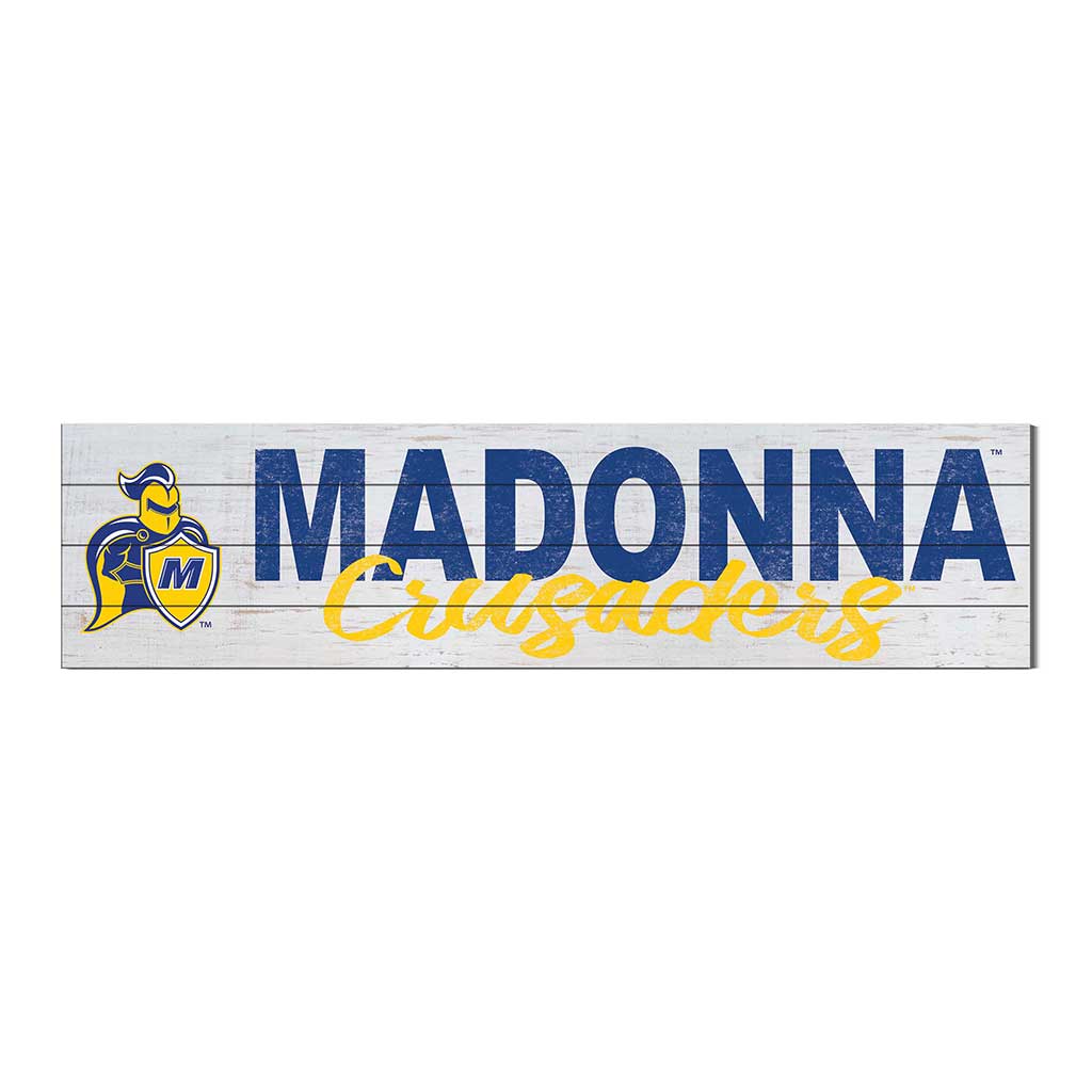 40x10 Sign With Logo Madonna University CRUSADERS