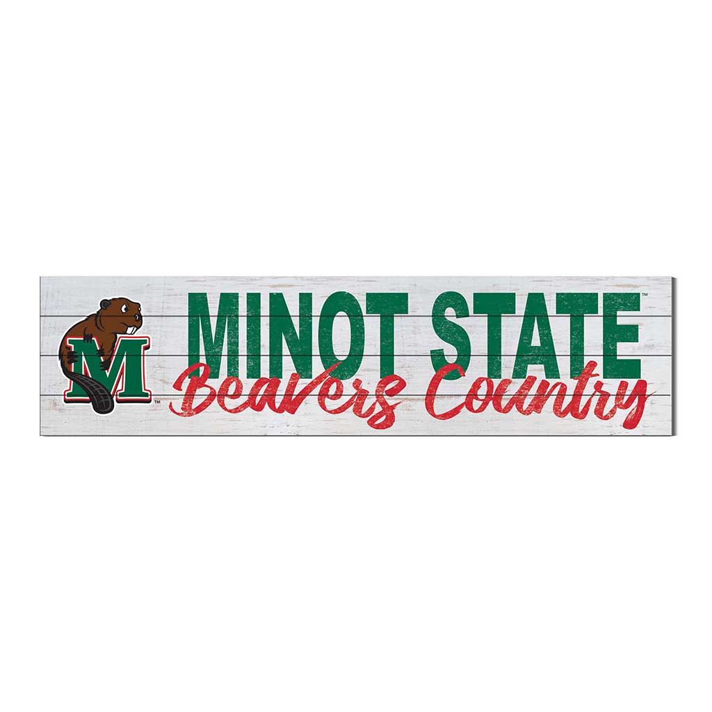 40x10 Sign With Logo Minot State Beavers