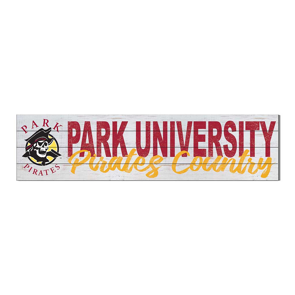 40x10 Sign With Logo Park University Pirates