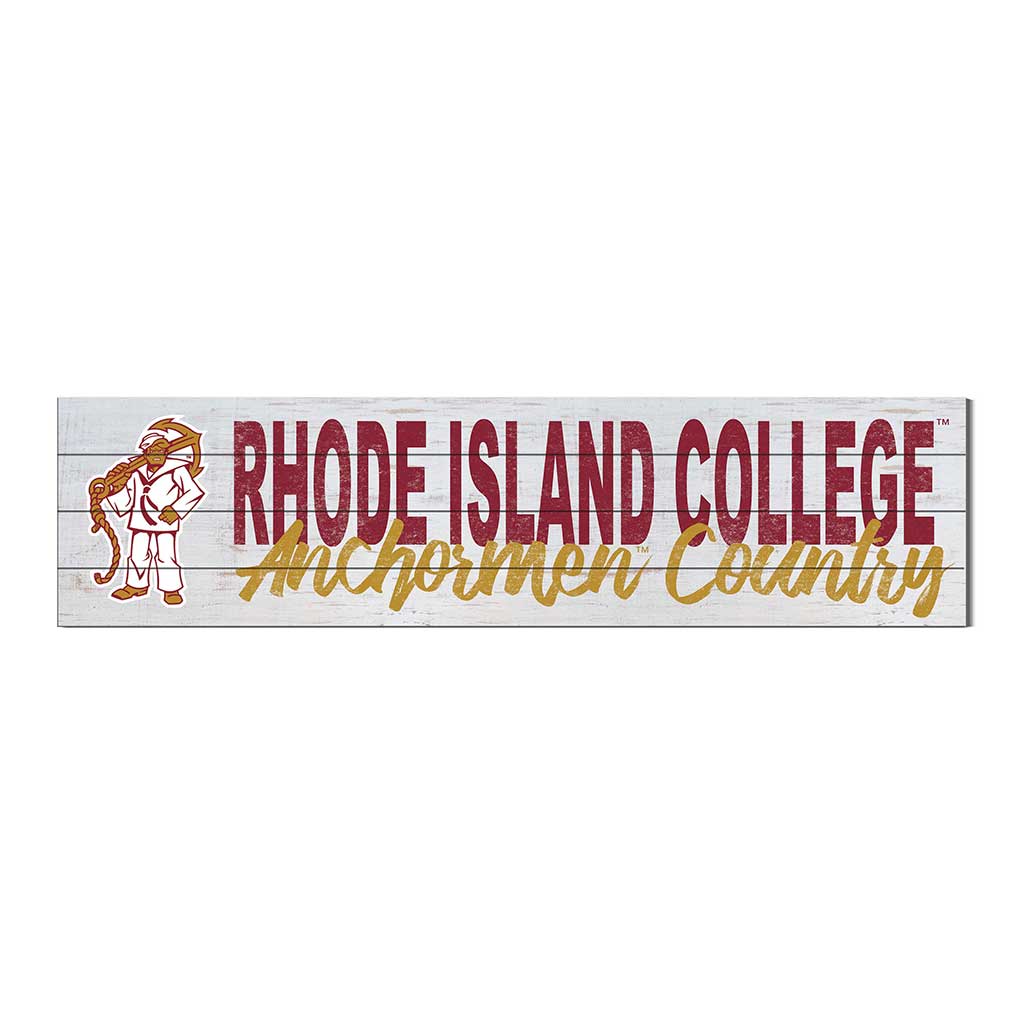 40x10 Sign With Logo Rhode Island College Anchormen