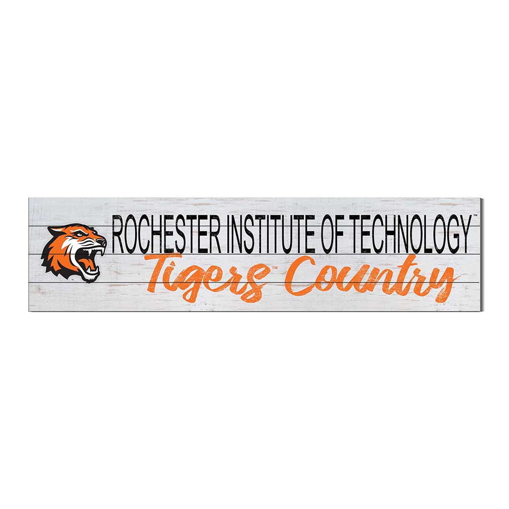 40x10 Sign With Logo Rochester Institute of Technology Tigers