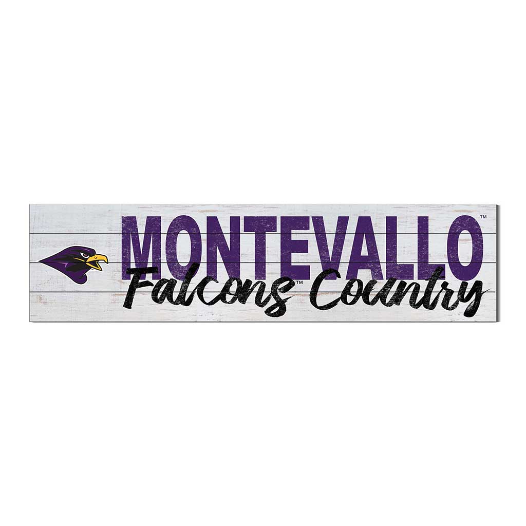 40x10 Sign With Logo University of Montevallo Falcons