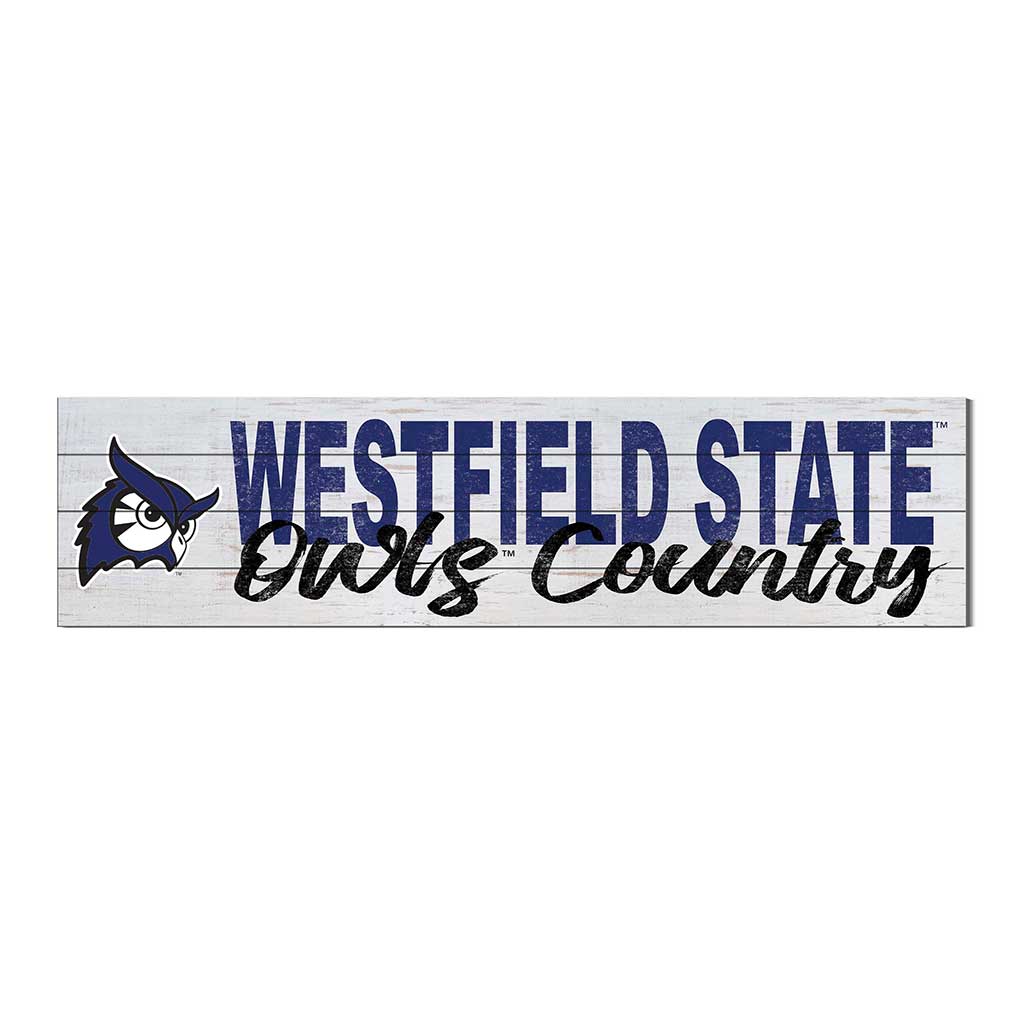 40x10 Sign With Logo Westfield State University Owls