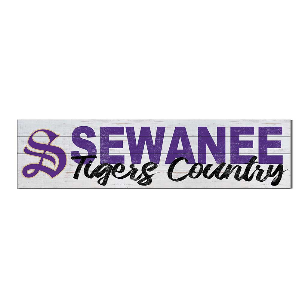 40x10 Sign With Logo Sewanee - The University of the South Tigers