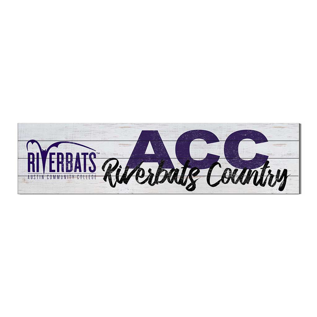 40x10 Sign With Logo Austin Community College Riverbats