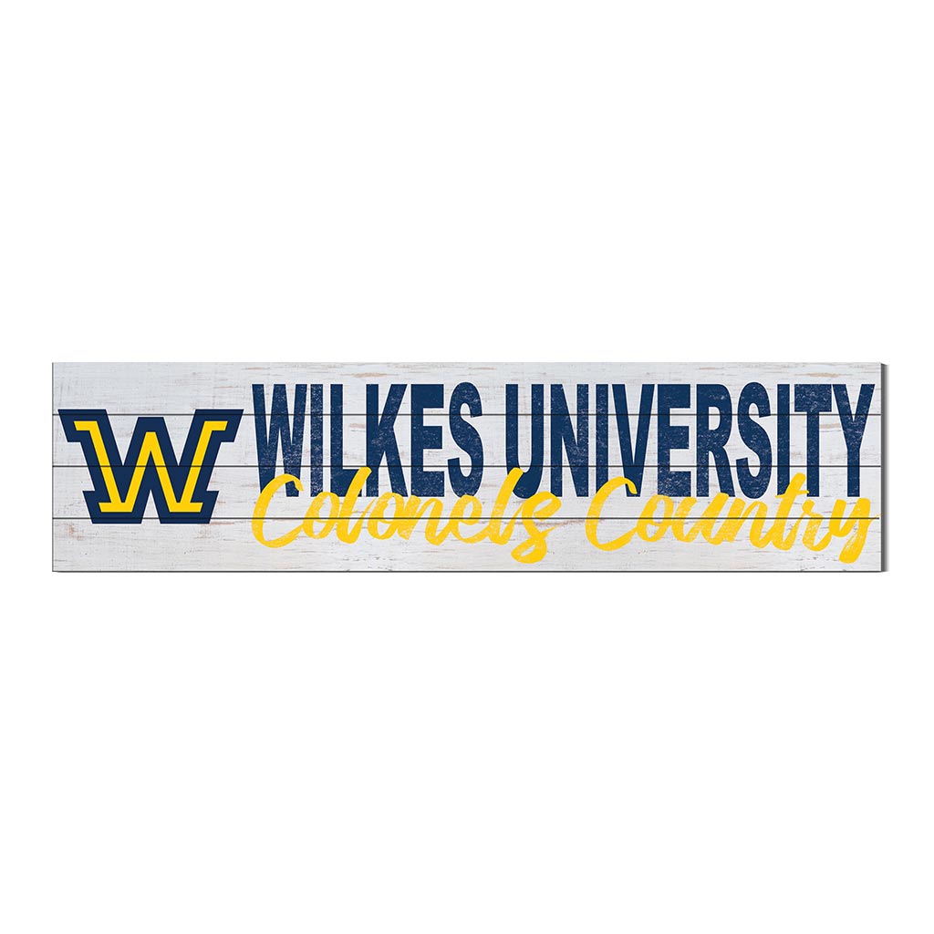 40x10 Sign With Logo Wilkes University Colonels