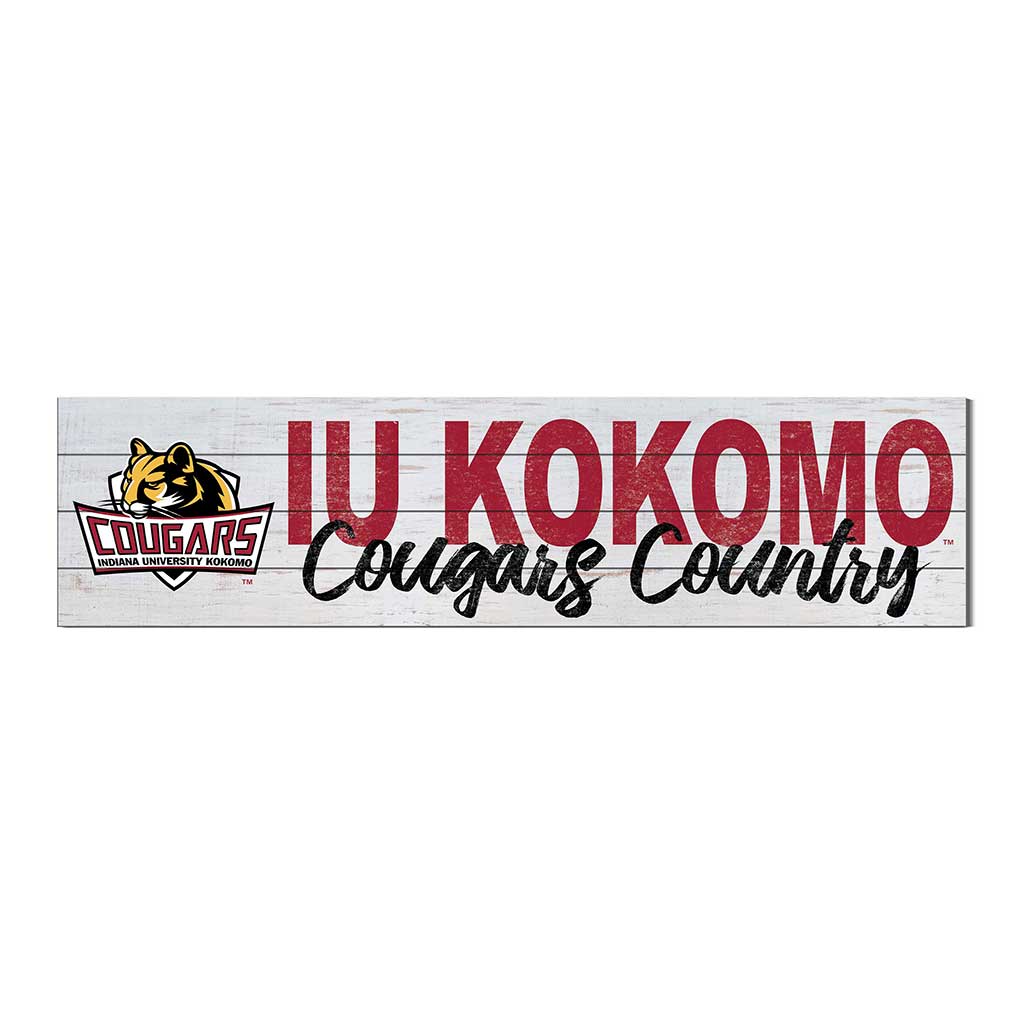 40x10 Sign With Logo Indiana University Kokomo Cougars