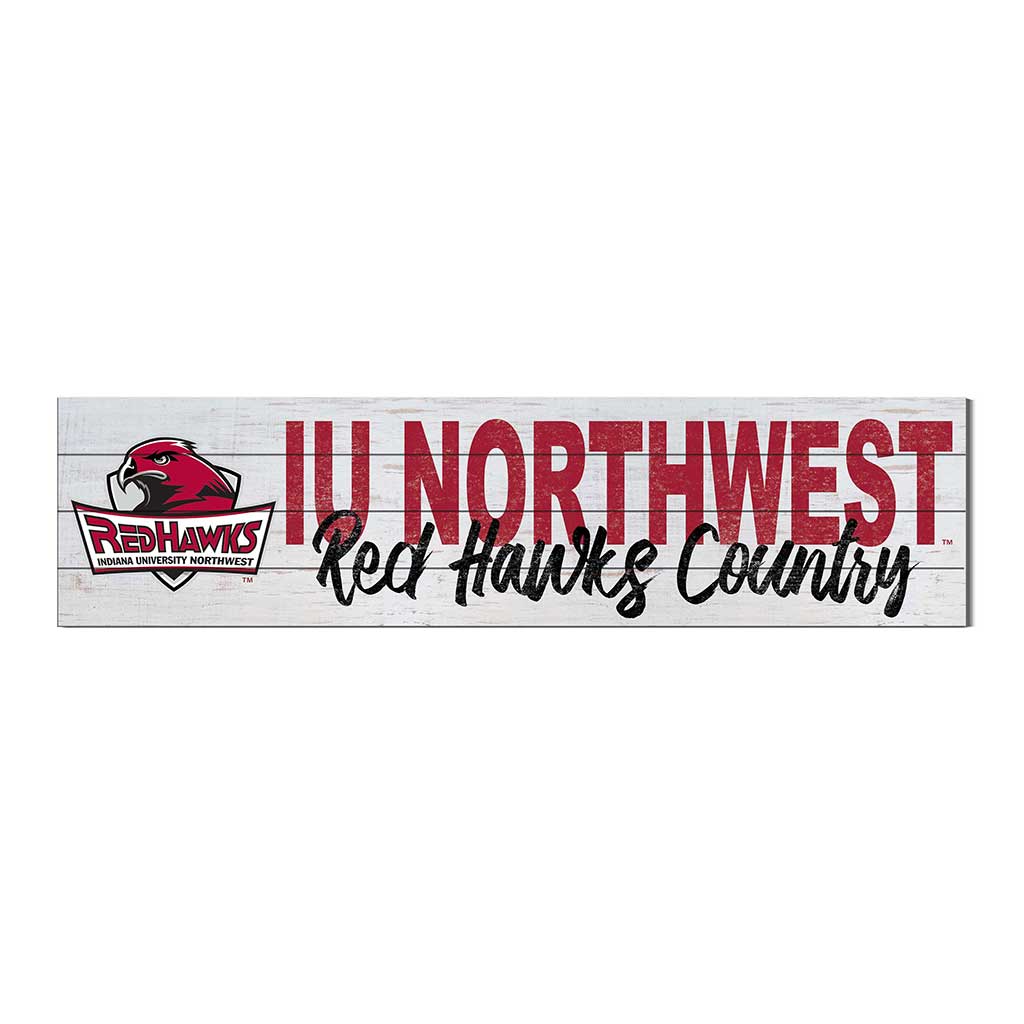 40x10 Sign With Logo Indiana University Northwest Redhawks