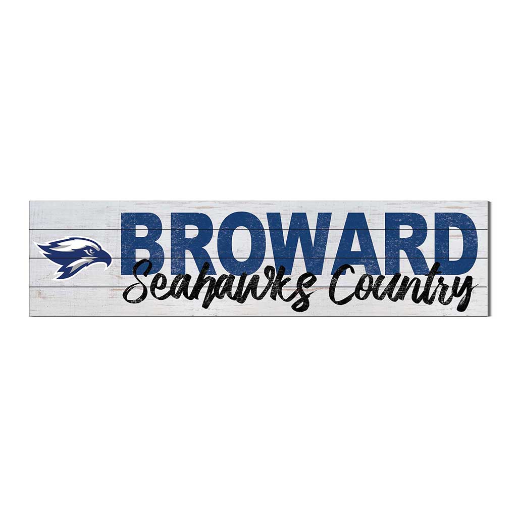 40x10 Sign With Logo Broward College Seahawks