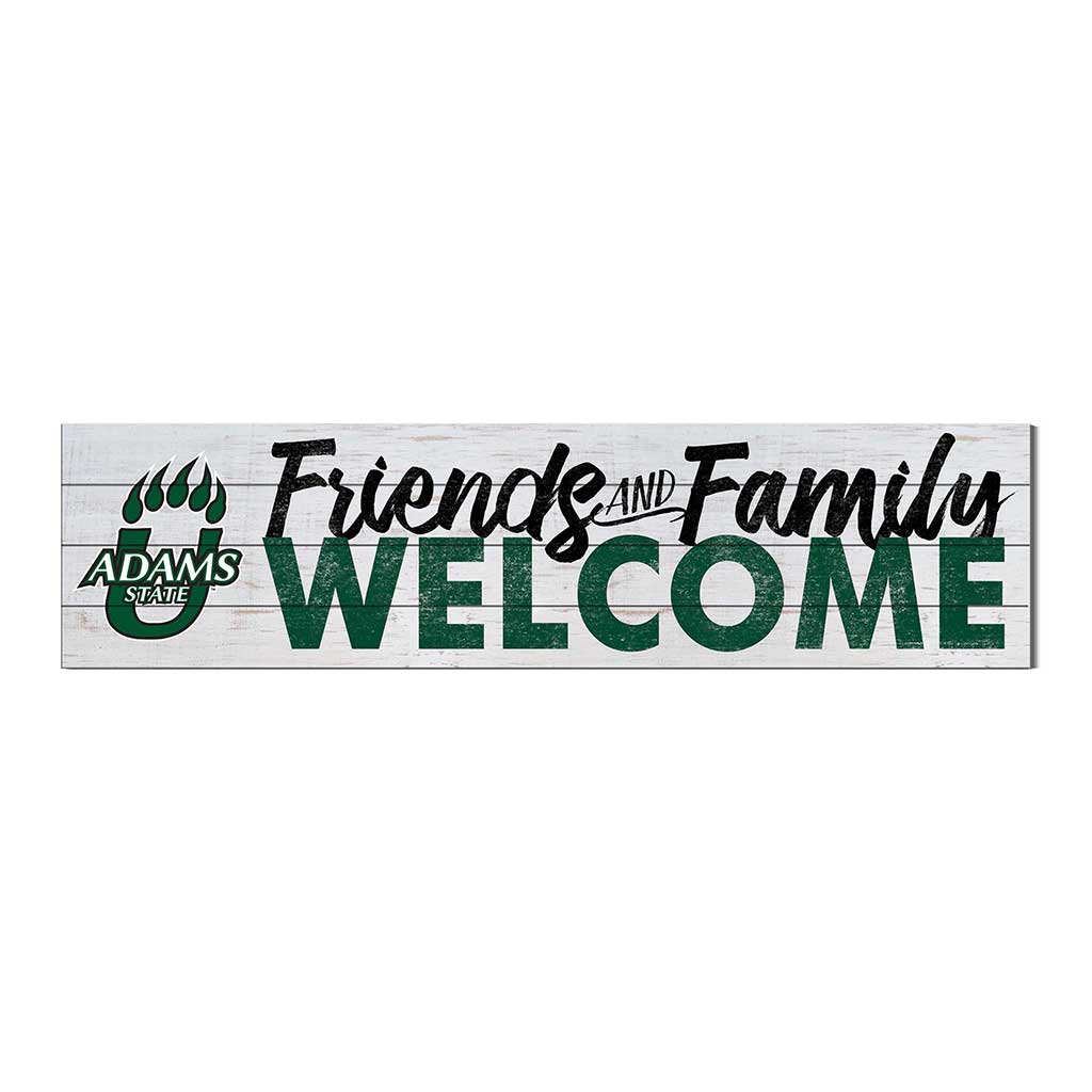 40x10 Sign Friends Family Welcome Adams State Grizzlies Grizzlies