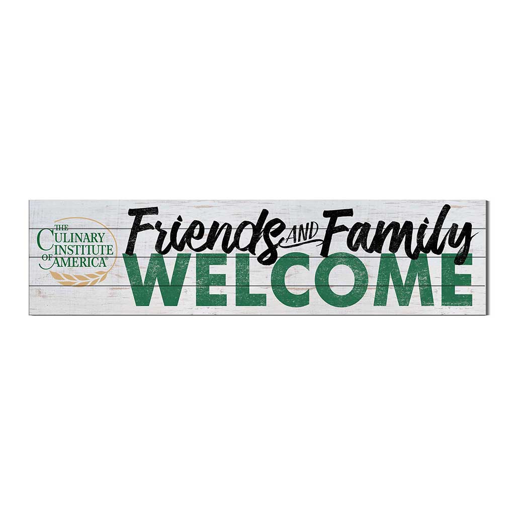 40x10 Sign Friends Family Welcome Culinary Institute of America Steels