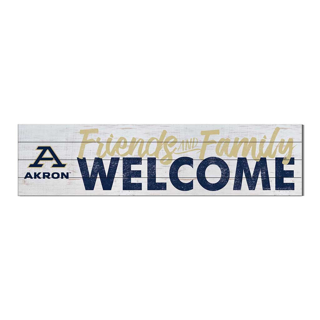 40x10 Sign Friends Family Welcome Akron Zips