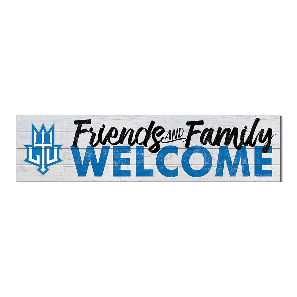 40x10 Sign Friends Family Welcome Lawrence Technological University Blue Devils