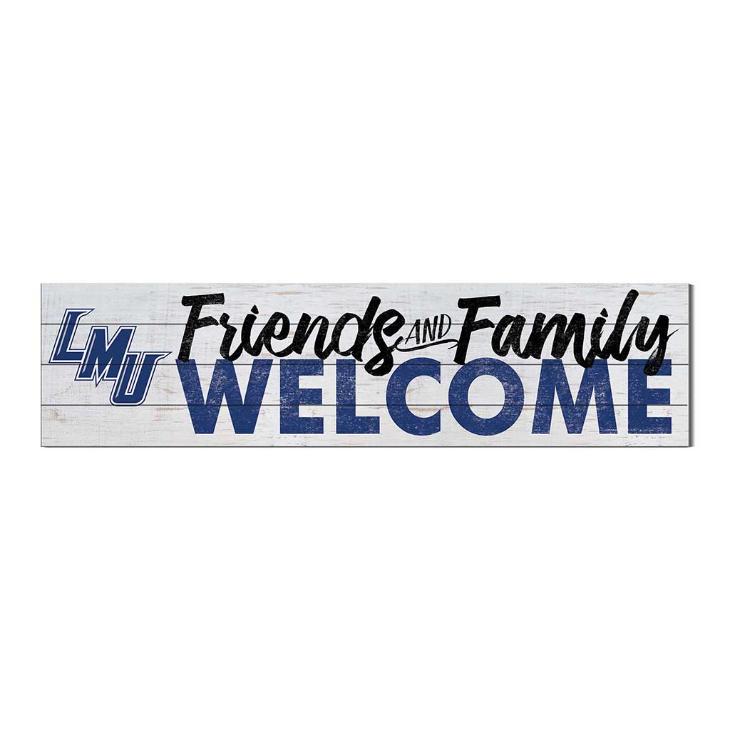 40x10 Sign Friends Family Welcome Lincoln Memorial University Railsplitters