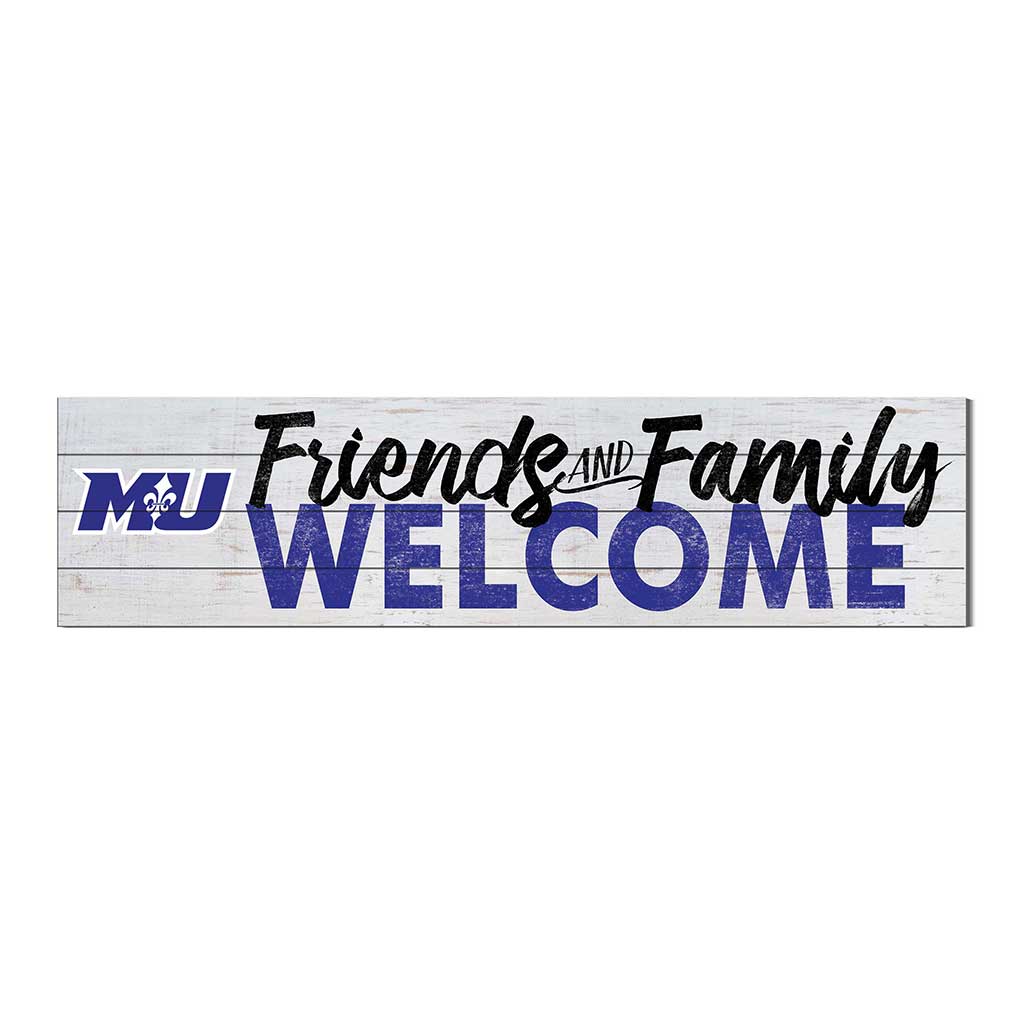 40x10 Sign Friends Family Welcome Marymount University Saints