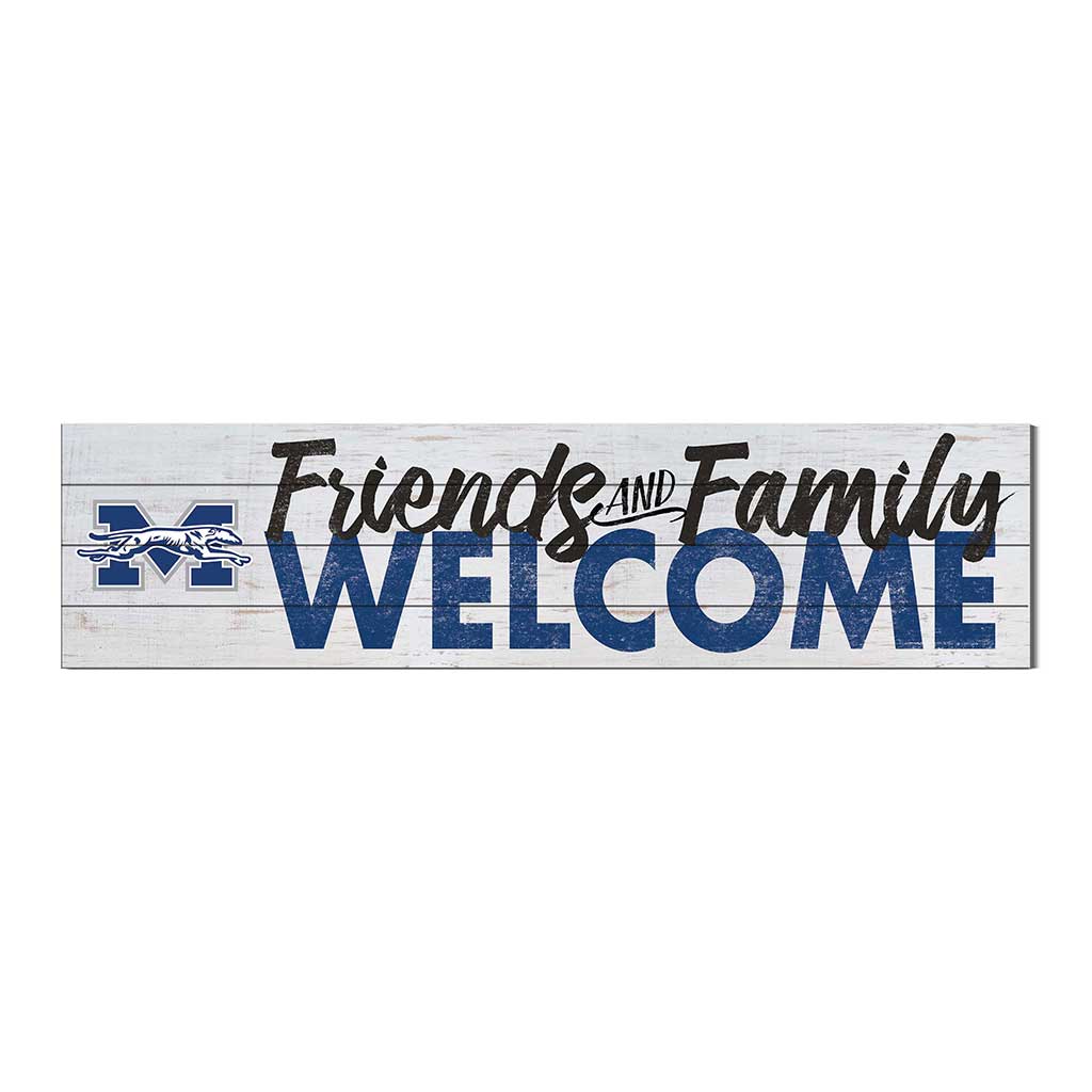 40x10 Sign Friends Family Welcome Moravian College Greyhounds