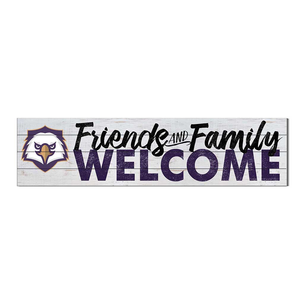 40x10 Sign Friends Family Welcome Nazareth University Goldne Flyers