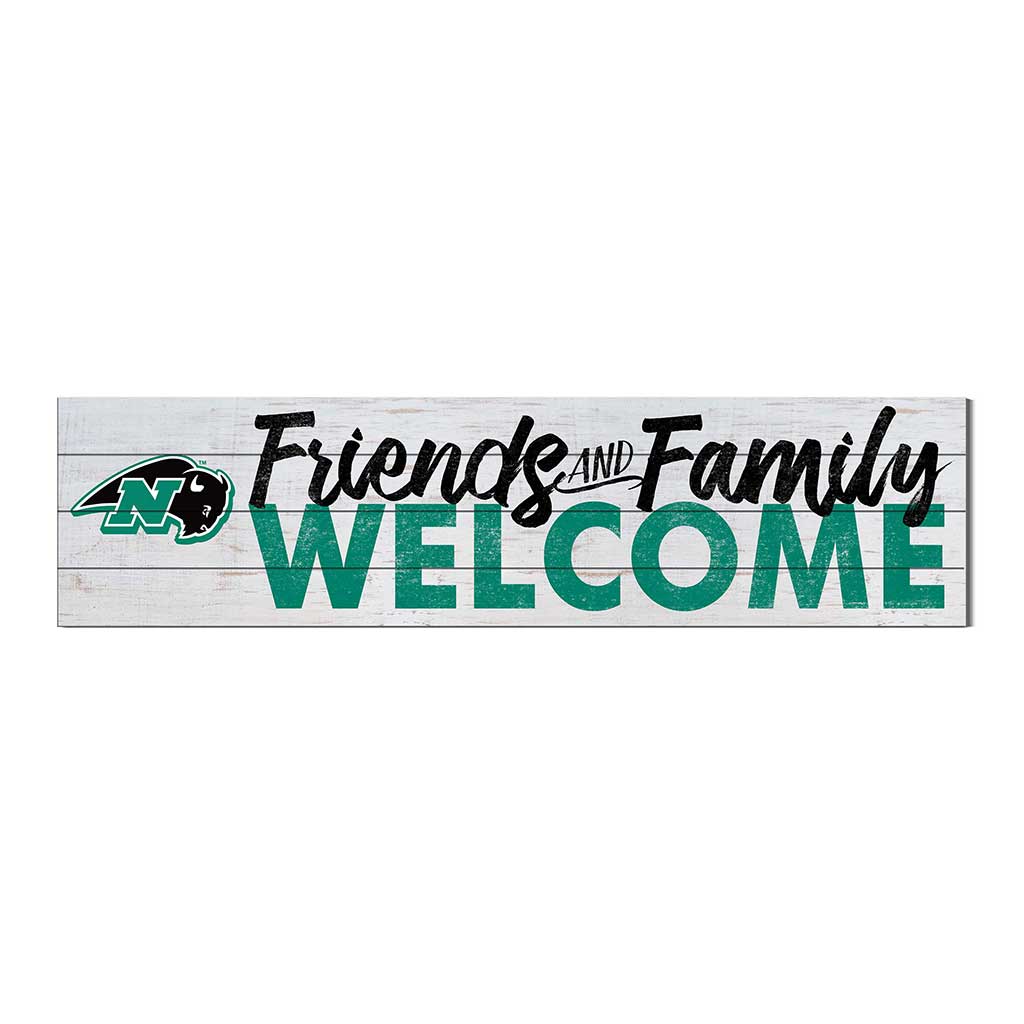 40x10 Sign Friends Family Welcome Nichols College Bison