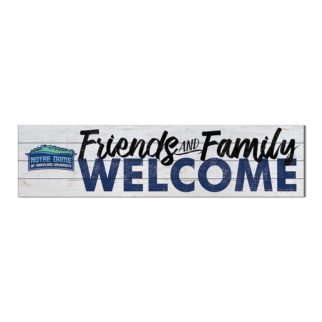40x10 Sign Friends Family Welcome Notre Dame of Maryland University Gators