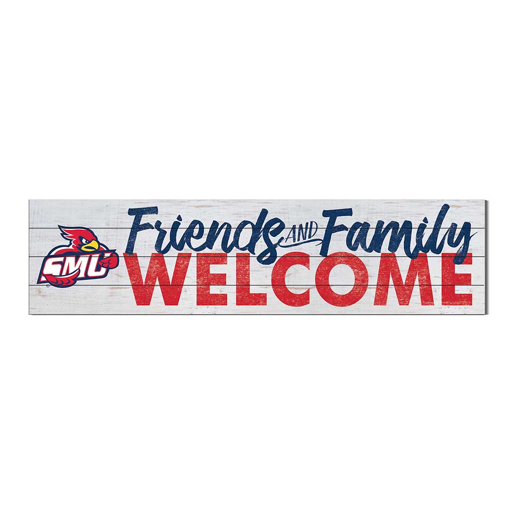 40x10 Sign Friends Family Welcome Saint Mary's University of Minnesota Cardinals