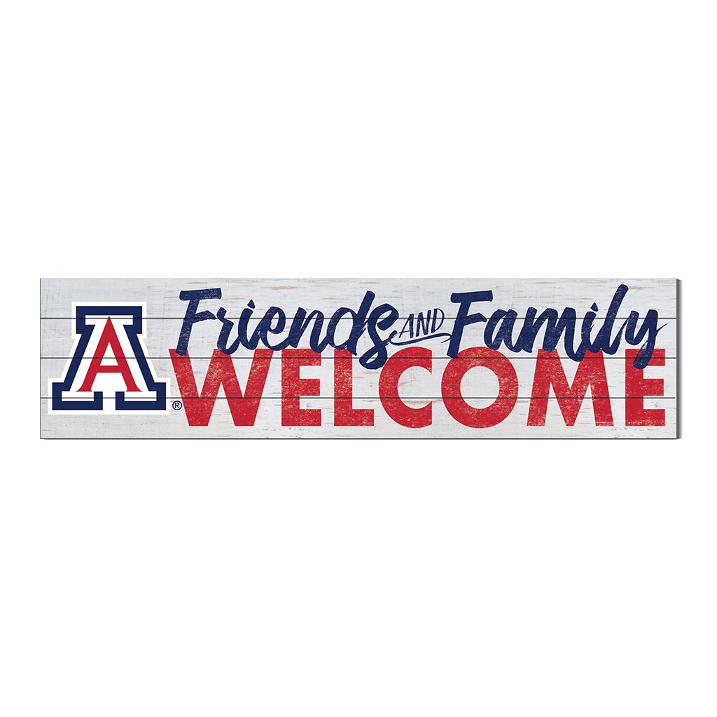 40x10 Sign Friends Family Welcome Arizona Wildcats