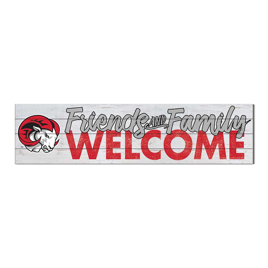 40x10 Sign Friends Family Welcome Winston-Salem State Rams