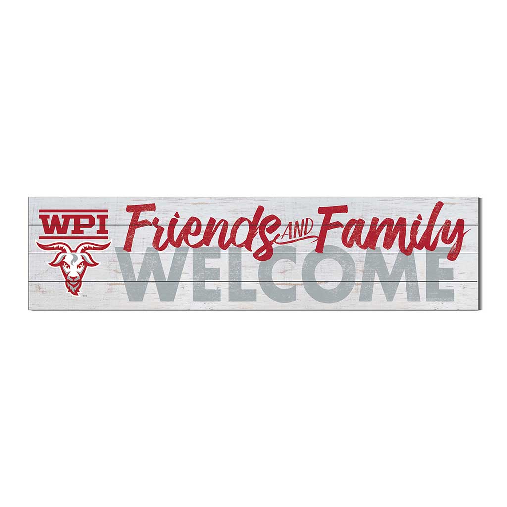 40x10 Sign Friends Family Welcome Worcester Polytechnic Institute Engineers