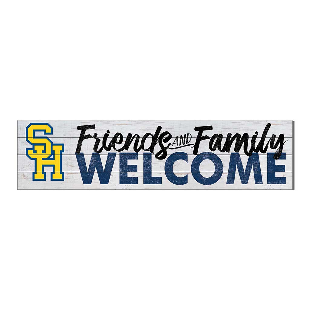 40x10 Sign Friends Family Welcome Siena Heights University Saints