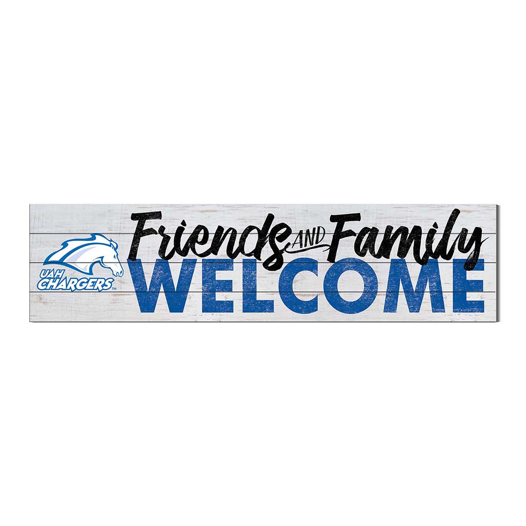 40x10 Sign Friends Family Welcome Alabama Huntsville Chargers