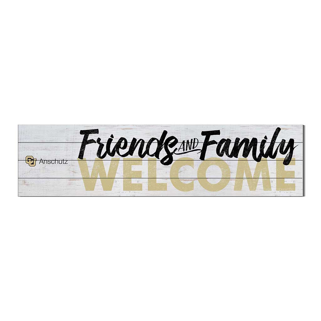 40x10 Sign Friends Family Welcome University of Colorado -  Anschutz Buffalo