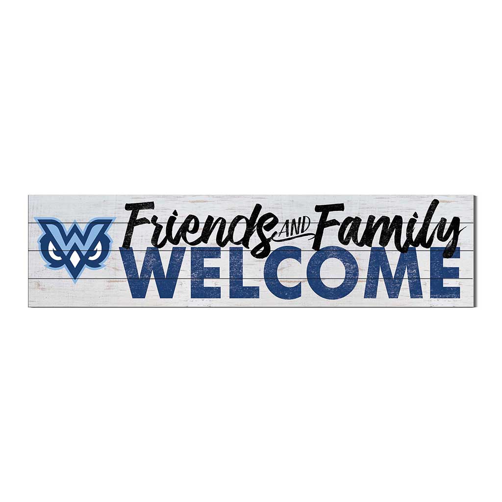 40x10 Sign Friends Family Welcome Mississippi University for Women Owls