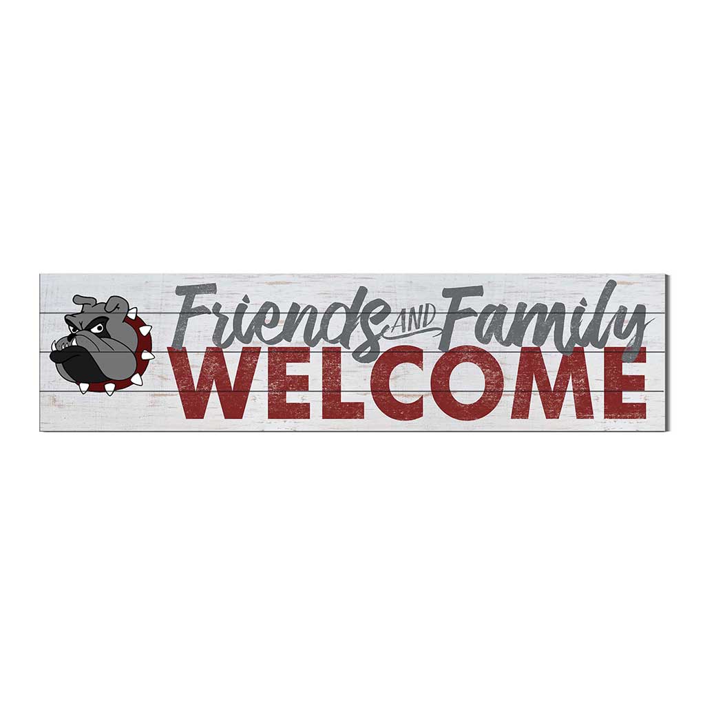 40x10 Sign Friends Family Welcome University of Redlands Bulldogs