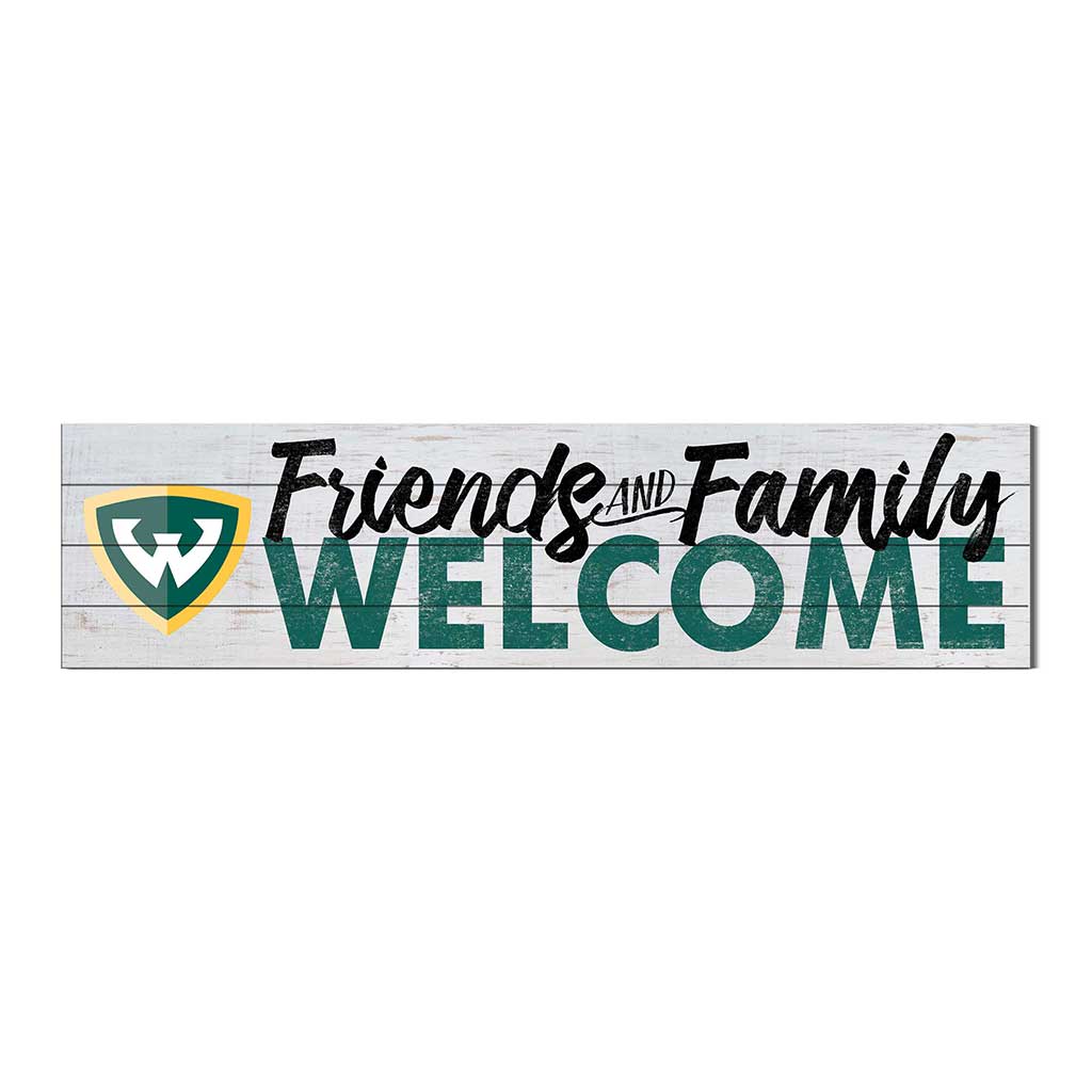 40x10 Sign Friends Family Welcome Wayne State University Warriors