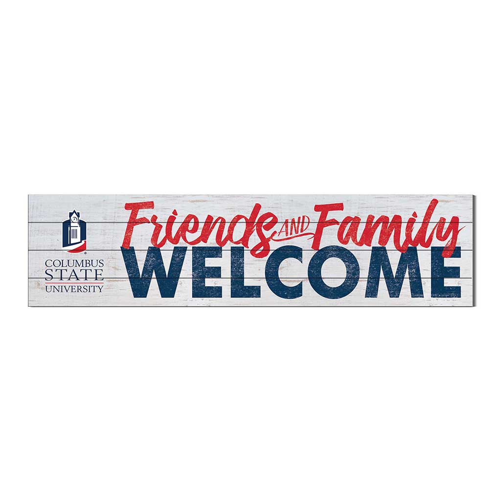 40x10 Sign Friends Family Welcome Columbus State University Cougars