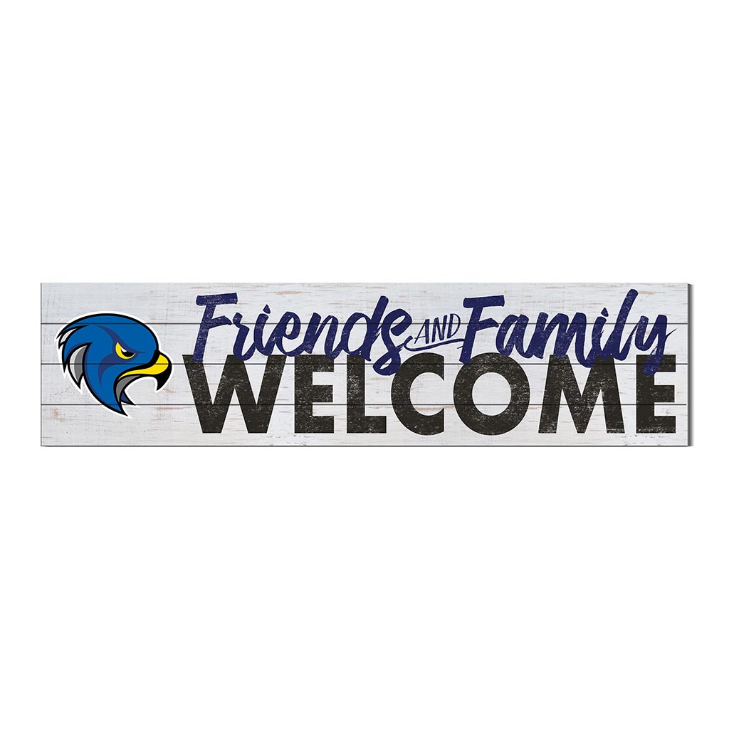 40x10 Sign Friends Family Welcome Bentley University Falcons