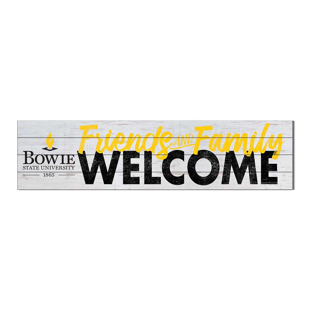 40x10 Sign Friends Family Welcome Bowie State Bulldogs