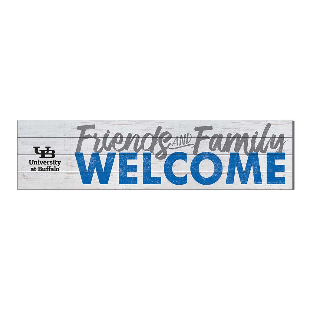 40x10 Sign Friends Family Welcome University at Buffalo