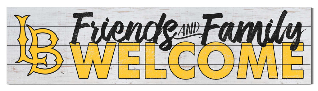 40x10 Sign Friends Family Welcome California State Long Beach 49ers