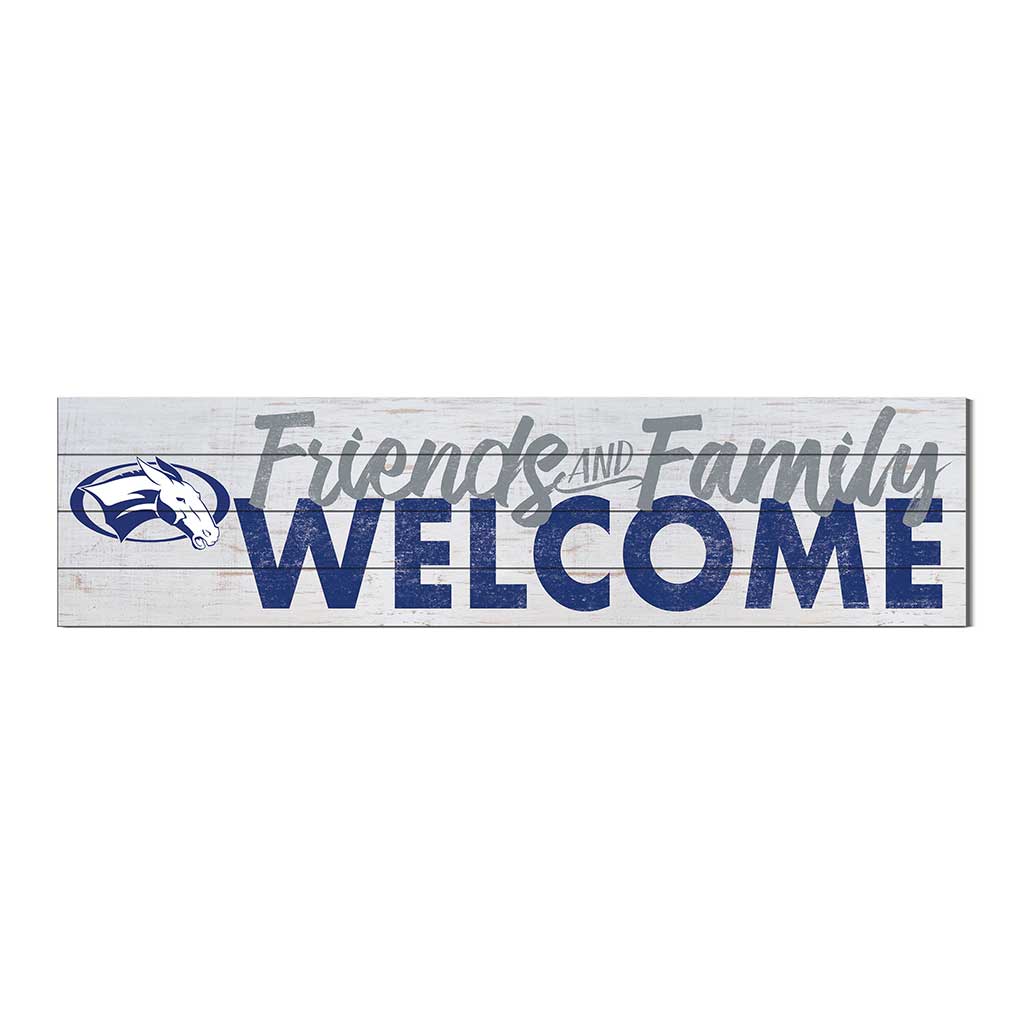 40x10 Sign Friends Family Welcome Colby College White Mules